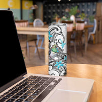 Aotearoa Te Ika-a-Maui Skinny Tumbler South Island Kekeru Maori Koru LT14 - Polynesian Pride
