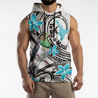 Aotearoa Te Ika-a-Maui Sleeveless Hoodie South Island Kekeru Maori Koru LT14 - Polynesian Pride