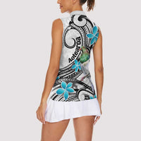 Aotearoa Te Ika-a-Maui Women Sleeveless Polo Shirt South Island Kekeru Maori Koru LT14 - Polynesian Pride