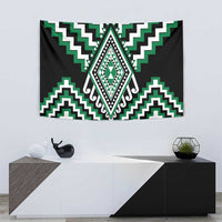 Green Aotearoa Taniko Poutama Patikitiki Tapestry LT14 - Polynesian Pride
