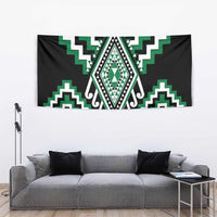 Green Aotearoa Taniko Poutama Patikitiki Tapestry LT14 - Polynesian Pride