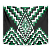 Green Aotearoa Taniko Poutama Patikitiki Tapestry LT14 - Polynesian Pride