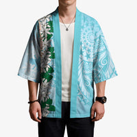 Cook Islands Tiare Maori With Conch Shell Kimono Pasifika Fest Polynesian Tattoo Turquoise