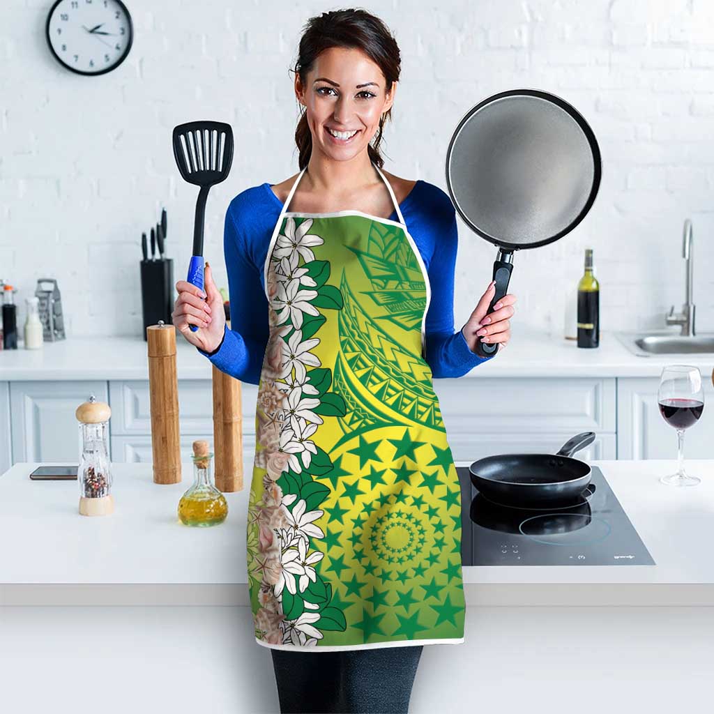 Cook Islands Tiare Maori With Conch Shell Apron Pasifika Fest Polynesian Tattoo Green