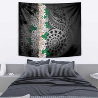 Cook Islands Tiare Maori With Conch Shell Tapestry Pasifika Fest Polynesian Tattoo Black
