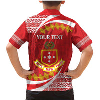 Personalised Kolisi Tonga College Atele Family Matching Mermaid Dress and Hawaiian Shirt Mate Maa Tonga 142 Years Anniversary LT14 - Polynesian Pride