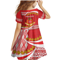 Personalised Kolisi Tonga College Atele Family Matching Mermaid Dress and Hawaiian Shirt Mate Maa Tonga 142 Years Anniversary LT14 - Polynesian Pride
