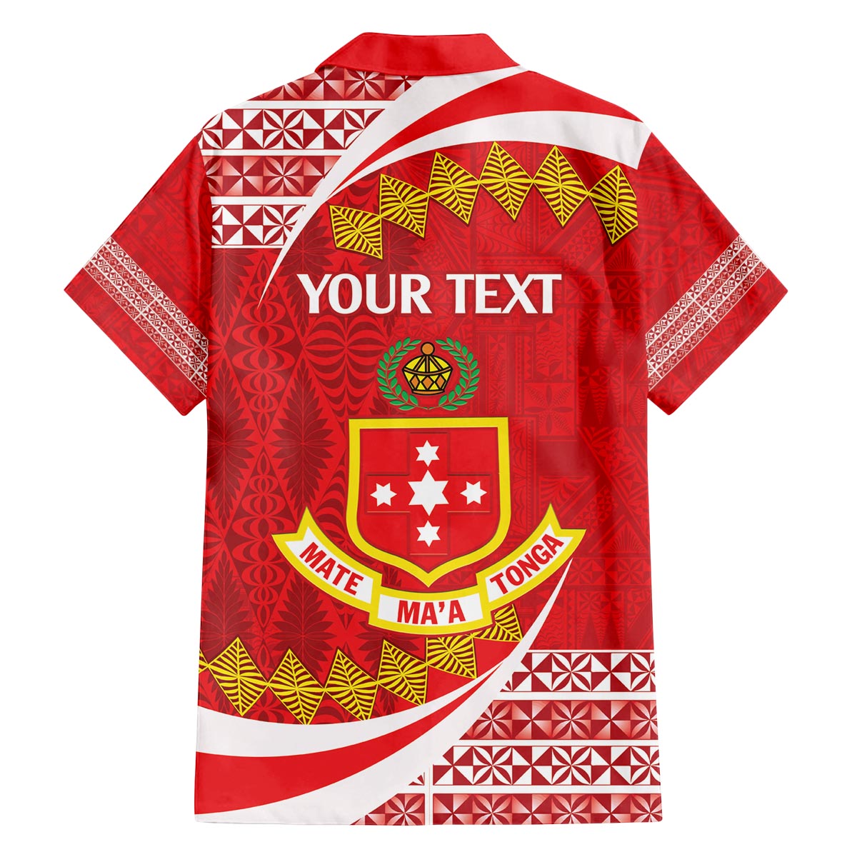Personalised Kolisi Tonga College Atele Family Matching Off The Shoulder Long Sleeve Dress and Hawaiian Shirt Mate Maa Tonga 142 Years Anniversary LT14 - Polynesian Pride