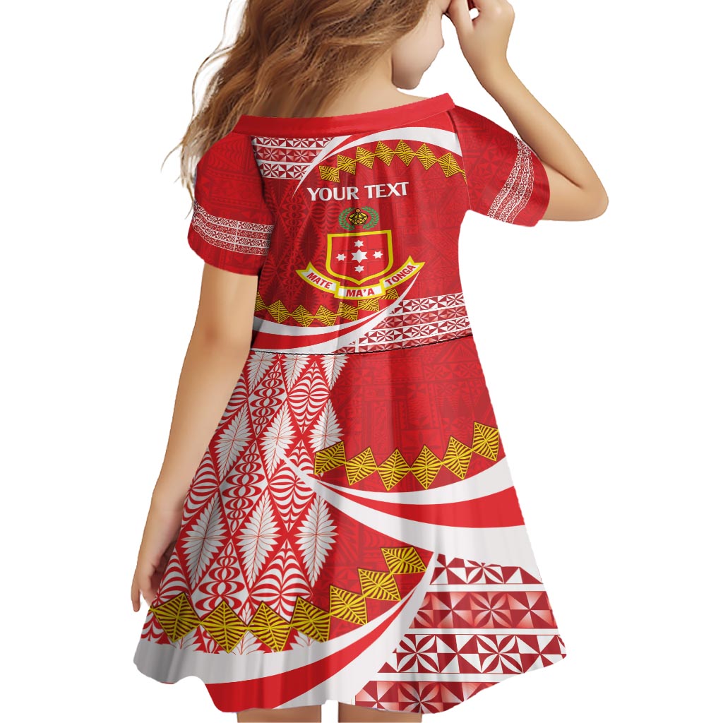Personalised Kolisi Tonga College Atele Family Matching Short Sleeve Bodycon Dress and Hawaiian Shirt Mate Maa Tonga 142 Years Anniversary LT14 - Polynesian Pride