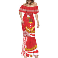 Personalised Kolisi Tonga College Atele Mermaid Dress Mate Maa Tonga 142 Years Anniversary LT14 - Polynesian Pride