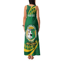Personalised Tonga Liahona-Saineha High School Family Matching Tank Maxi Dress and Hawaiian Shirt Happy 76 Years Anniversary LT14 - Polynesian Pride