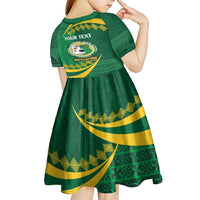 Personalised Tonga Liahona-Saineha High School Kid Short Sleeve Dress Happy 76 Years Anniversary LT14 - Polynesian Pride