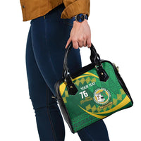 Personalised Tonga Liahona-Saineha High School Shoulder Handbag Happy 76 Years Anniversary LT14 - Polynesian Pride