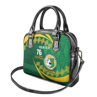 Personalised Tonga Liahona-Saineha High School Shoulder Handbag Happy 76 Years Anniversary LT14 - Polynesian Pride