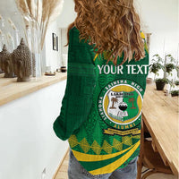 Personalised Tonga Liahona-Saineha High School Women Casual Shirt Happy 76 Years Anniversary LT14 - Polynesian Pride