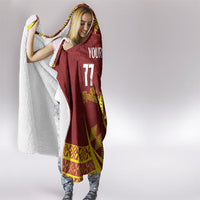 Personalised Tonga High School Hooded Blanket Happy 77 Years Anniversary