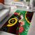 Long God Yumi Stanap Vanuatu Area Rug Tropical Flowers Aboriginal Pattern