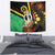 Tamtam Drum Vanuatu Tapestry Boar Tusk Aboriginal Flag Style