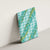 Hawaii Jade Vine Lei Canvas Wall Art Aloha Palaka Motif - Turquoise - Polynesian Pride