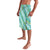 Hawaii Jade Vine Lei Lavalava Aloha Palaka Motif - Turquoise - Polynesian Pride