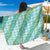 Hawaii Jade Vine Lei Sarong Aloha Palaka Motif - Turquoise - Polynesian Pride