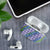Hawaii Jade Vine Lei AirPods Case Aloha Palaka Motif - Purple - Polynesian Pride