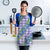 Hawaii Jade Vine Lei Apron Aloha Palaka Motif - Purple - Polynesian Pride