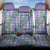Hawaii Jade Vine Lei Back Car Seat Cover Aloha Palaka Motif - Purple - Polynesian Pride