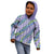 Hawaii Jade Vine Lei Kid Hoodie Aloha Palaka Motif - Purple - Polynesian Pride