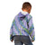 Hawaii Jade Vine Lei Kid Hoodie Aloha Palaka Motif - Purple - Polynesian Pride