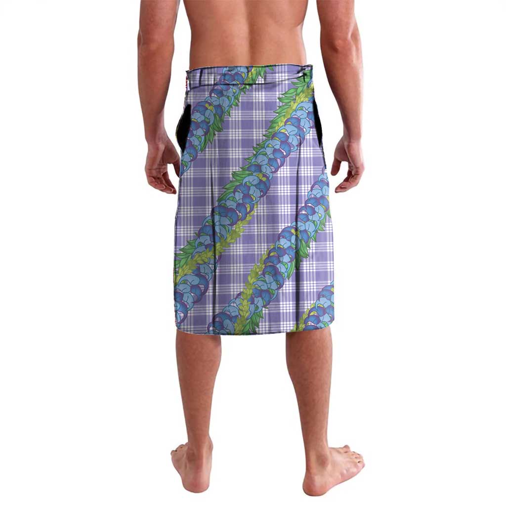 Hawaii Jade Vine Lei Lavalava Aloha Palaka Motif - Purple - Polynesian Pride