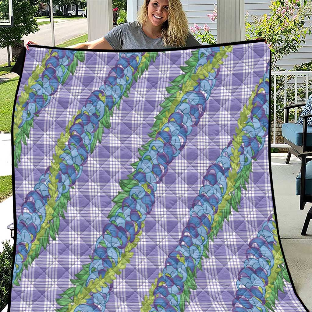 Hawaii Jade Vine Lei Quilt Aloha Palaka Motif - Purple LT14 Purple - Polynesian Pride