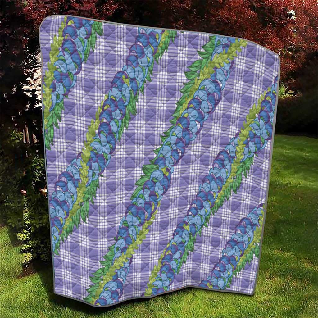 Hawaii Jade Vine Lei Quilt Aloha Palaka Motif - Purple LT14 - Polynesian Pride