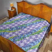 Hawaii Jade Vine Lei Quilt Aloha Palaka Motif - Purple LT14 - Polynesian Pride
