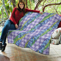 Hawaii Jade Vine Lei Quilt Aloha Palaka Motif - Purple LT14 - Polynesian Pride