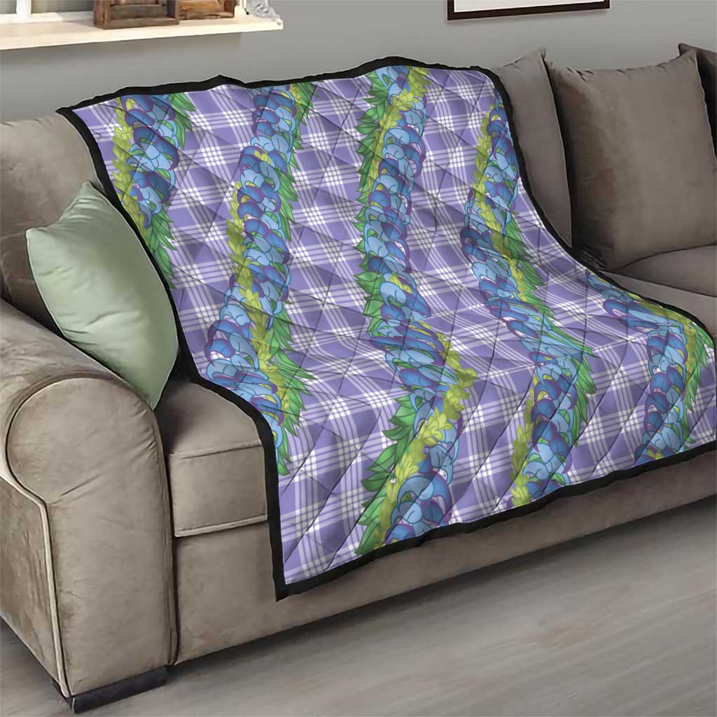 Hawaii Jade Vine Lei Quilt Aloha Palaka Motif - Purple LT14 - Polynesian Pride