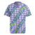 Hawaii Jade Vine Lei Rugby Jersey Aloha Palaka Motif - Purple - Polynesian Pride