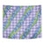 Hawaii Jade Vine Lei Tapestry Aloha Palaka Motif - Purple - Polynesian Pride