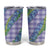 Hawaii Jade Vine Lei Tumbler Cup Aloha Palaka Motif - Purple - Polynesian Pride