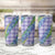 Hawaii Jade Vine Lei Tumbler Cup Aloha Palaka Motif - Purple - Polynesian Pride