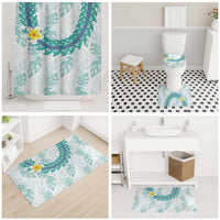 Jade Vine Lei Hawaii Bathroom Set Aloha Seamless Tropical Leaves LT14 - Polynesian Pride