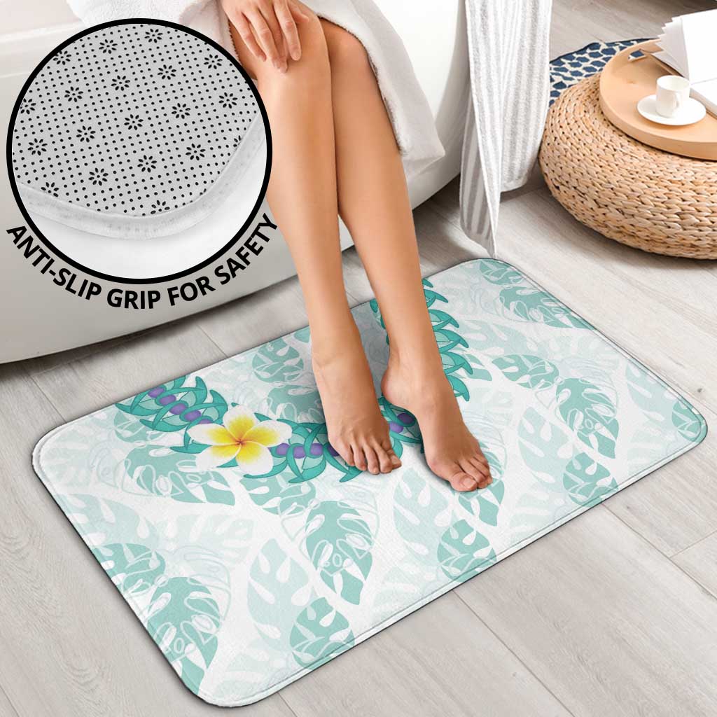Jade Vine Lei Hawaii Bathroom Set Aloha Seamless Tropical Leaves LT14 - Polynesian Pride
