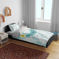 Jade Vine Lei Hawaii Bedding Set Aloha Seamless Tropical Leaves - Polynesian Pride