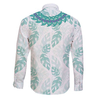 Jade Vine Lei Hawaii Family Matching Mermaid Dress and Hawaiian Shirt Aloha Seamless Tropical Leaves LT14 - Polynesian Pride