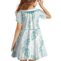 Jade Vine Lei Hawaii Family Matching Off The Shoulder Long Sleeve Dress and Hawaiian Shirt Aloha Seamless Tropical Leaves LT14 - Polynesian Pride
