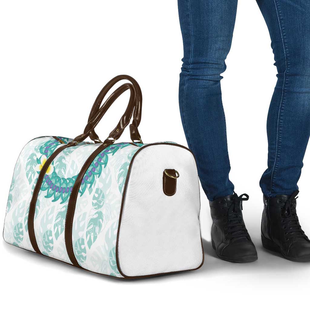 Jade Vine Lei Hawaii Travel Bag Aloha Seamless Tropical Leaves - Polynesian Pride