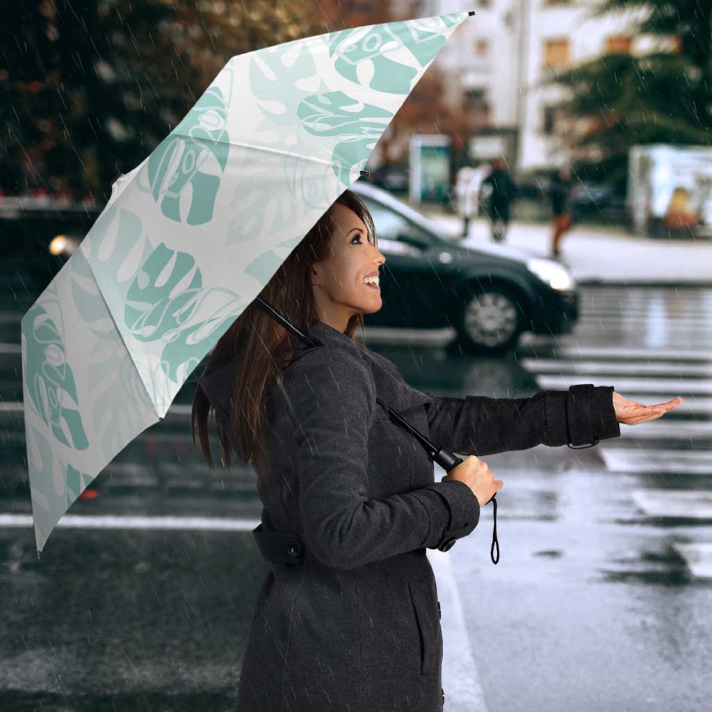 Jade Vine Lei Hawaii Umbrella Aloha Seamless Tropical Leaves - Polynesian Pride