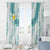 Jade Vine Lei Hawaii Window Curtain Aloha Seamless Tropical Leaves - Polynesian Pride