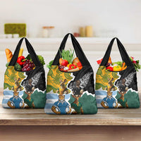Rugby 2025 Championship Grocery Bag Southern Hemisphere Countries Mascots - Polynesian Pride