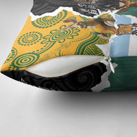 Rugby 2025 Championship Pillow Cover Southern Hemisphere Countries Mascots LT14 - Polynesian Pride